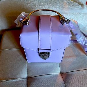 Gianni Bini Violet Box Purse